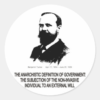 Benjamin Tucker Runt Klistermärke
