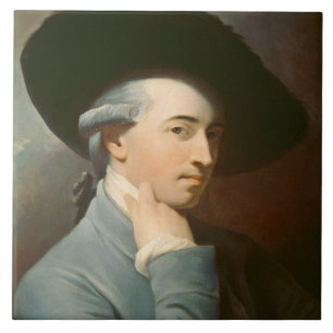Benjamin väster, C. 1776 (olja på kanfas) Kakelplatta