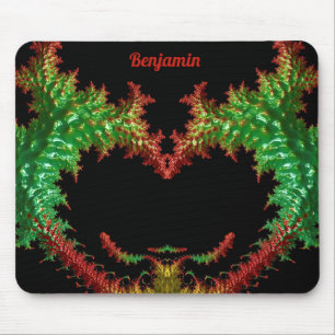 BENJAMIN ~ Zany Hett Red, Gult, Black and Grönt Musmatta