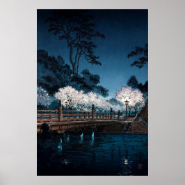 Benkei Bridge av Tsuchiya Koitsu Poster