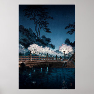 Benkei Bridge av Tsuchiya Koitsu Poster