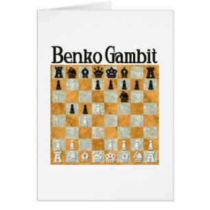 Benko Gambit Hälsningskort