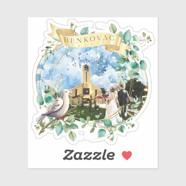 Benkovac Klistermärken (Ark)