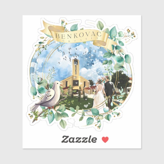 Benkovac Klistermärken (Ark)