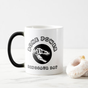 Benkraft - Dinosaur Day Skull-design Magisk Mugg