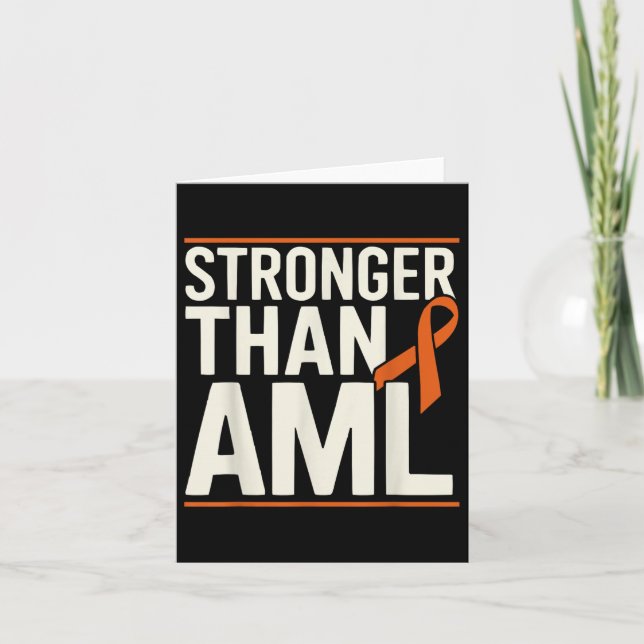 Benmärg Orange Blodkärl Akut myeloid leukemi A Kort (Framsida)