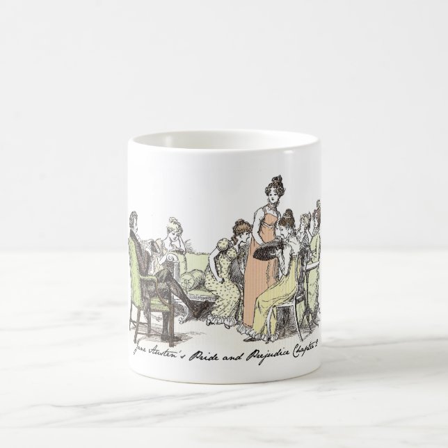 Bennet-familjen - Jane Australien-Pridet och fördo Kaffemugg (Center)