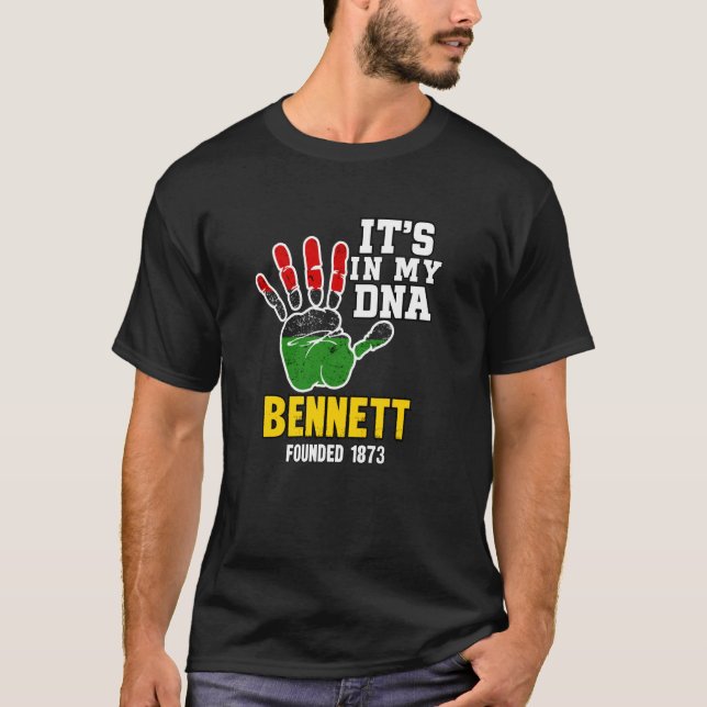 Bennett, BC, souvenir HBC-design T Shirt (Framsida)