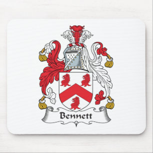 Bennett familjvapensköld musmatta
