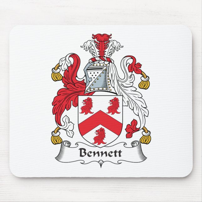 Bennett familjvapensköld musmatta (Framsidan)