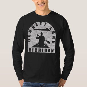 Bennett Sjö Canoeing Michigan T Shirt