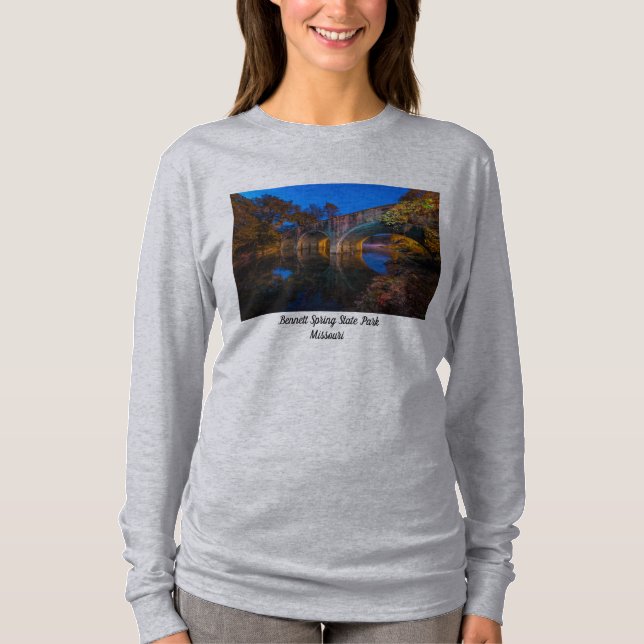 Bennett Vår Bridge Twilight Långärmad Shirt T (Framsida)