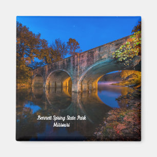 Bennett Vår Bridge Twilight Square Magnet