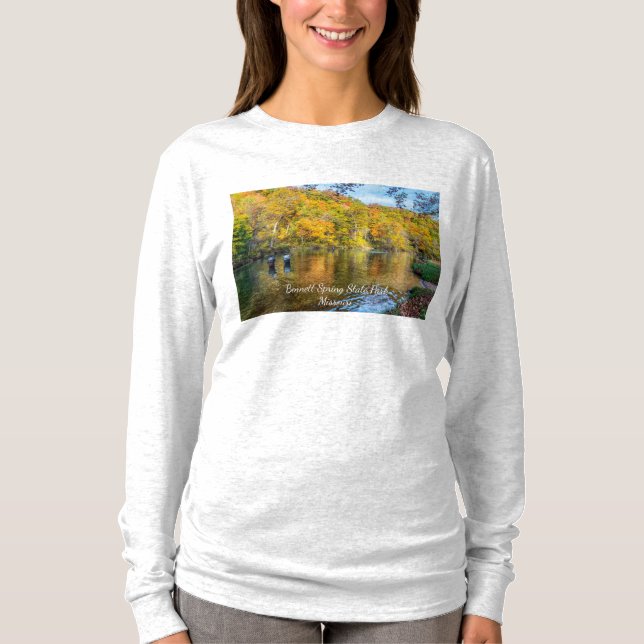 Bennett Vår Höst Fiskare Kvinnors Långärmad T Shirt (Framsida)