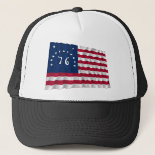 Bennington flagga truckerkeps