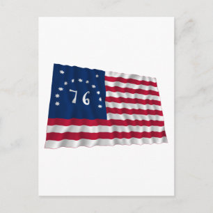 Bennington Flagga Vykort