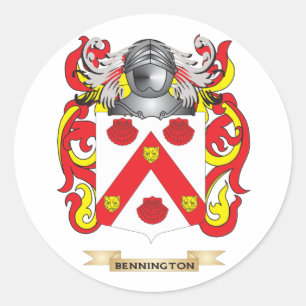 Bennington Jackar av Arm (Family Crest) Runt Klistermärke