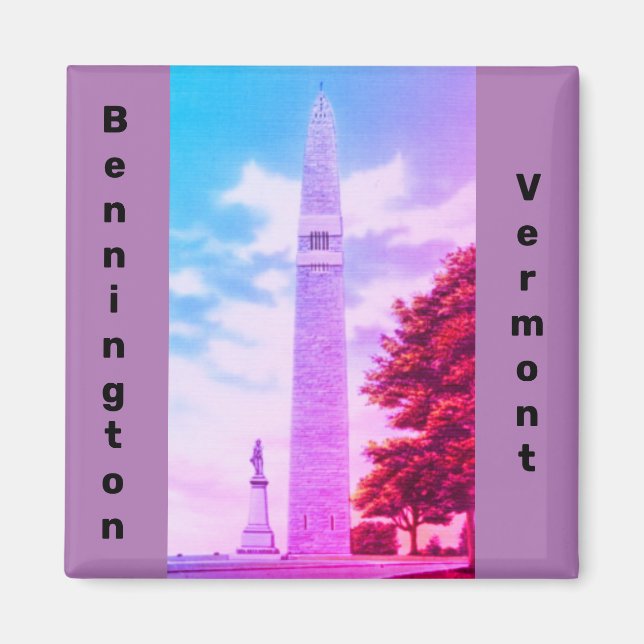 Bennington Monument, Old Bennington, Vermont Magnet (Framsidan)