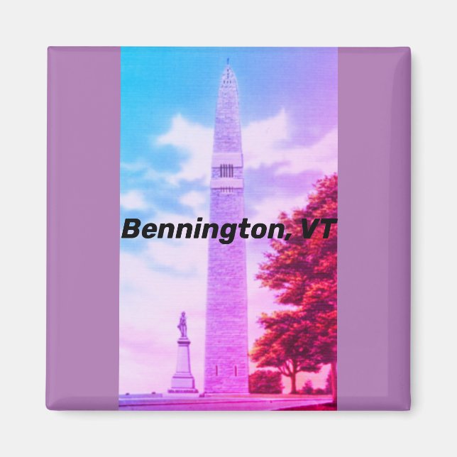 Bennington Monument, Old Bennington, Vermont Magnet (Framsidan)