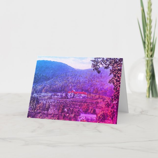 Bennington, Vermont Mansion Kort (Framsida)