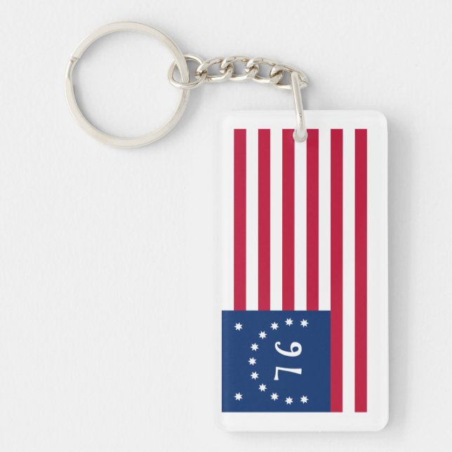 Benningtons banderoll: Den 76 amerikanska Flagga B (Framsidan)