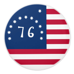 Benningtons banderoll: Den 76 amerikanska Flagga B Knopp