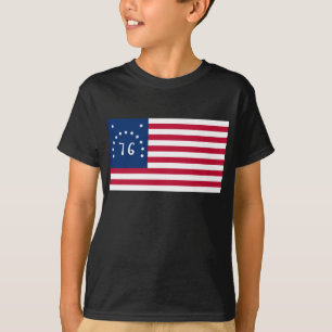Benningtons banderoll: Den 76 amerikanska Flagga B T Shirt