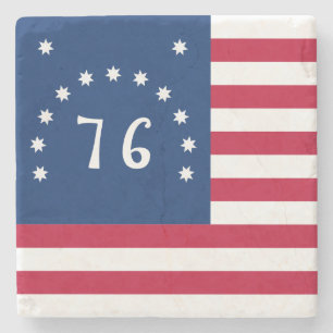 Benningtons Banner: Den 76 amerikanska stridsflagg Stenunderlägg