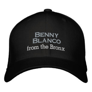 Benny Blanco från Bronx Broderad Keps