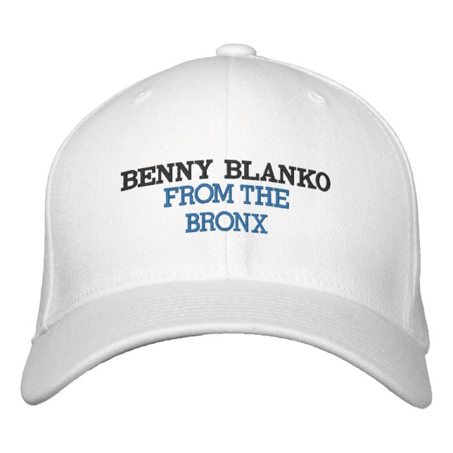 Benny Blanco från Bronx Broderad Keps (Framsida)
