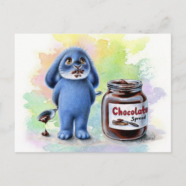 Benny Blue - Chocolate Postcard Vykort (Framsida)