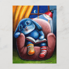 Benny Blue - läsande vykort