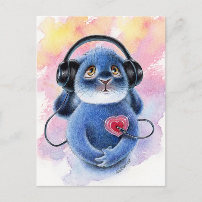 Benny Blue - Lyssna Till Ditt Hjärta Postkort Vykort (Framsida)