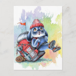 Benny Blue - Ryggsäck Vandringsäventyr Postkort Vykort