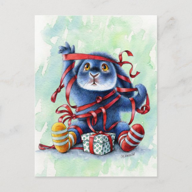 Benny Blue - Trasslig vykort (Framsida)