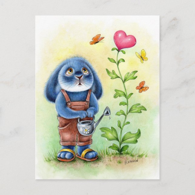 Benny Blue - Växande Kärlek Vykort (Framsida)