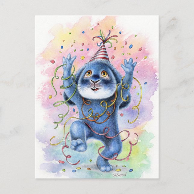 Benny Blue - vykort för Firande (Framsida)