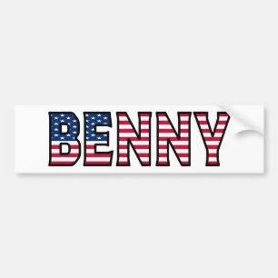 Benny Namn Vorname USA Aufkleber Sticker Auto Bildekal