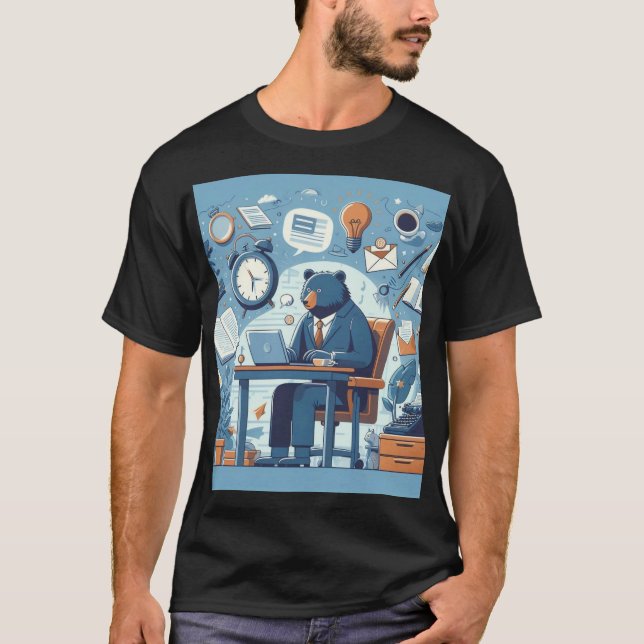 Benny the Bear: Skogens litterära armatur T Shirt (Framsida)