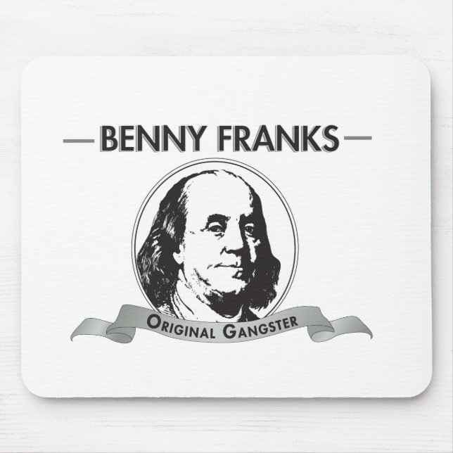 Bennyen frankerar den original- gangster musmatta (Framsidan)