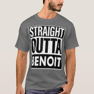Benoit Namn Rak Outta Benoit T Shirt