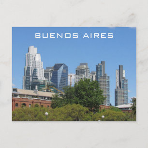 Benos är skyline modern vykort