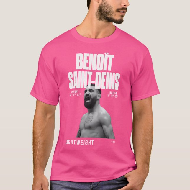 Benot Saint-Denis - Mma Ufc Fighter T Shirt (Framsida)