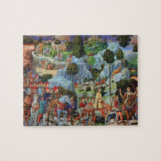 Benozzo Gozzoli - Behandlingen av Magi Puzzle Pussel