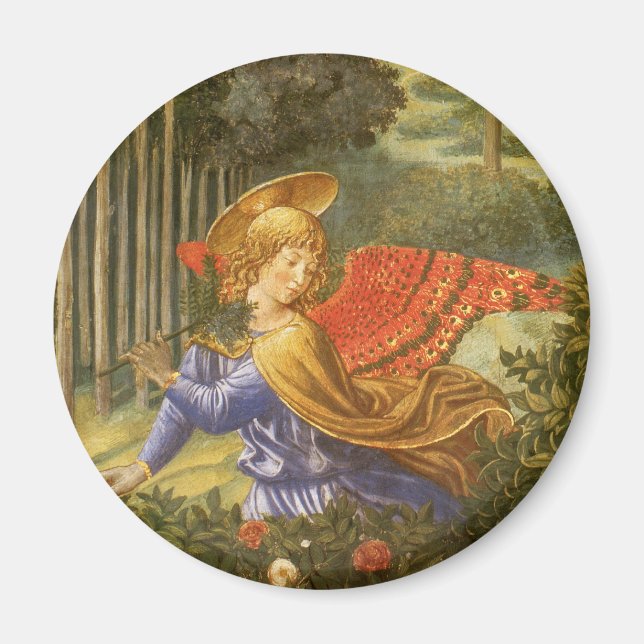 Benozzo Gozzolis ingrepp i Magi Angel Magnet (Framsidan)