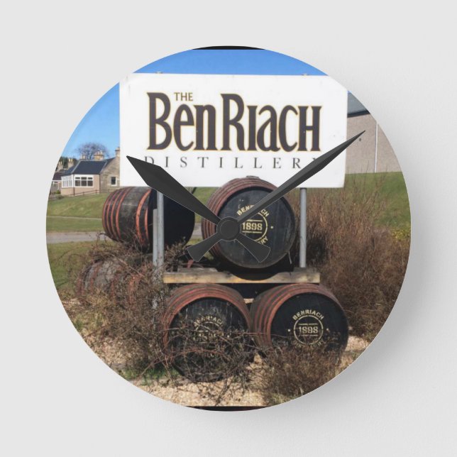 BenRiach Uhr Whisky Watch Time for a Dram Rund Klocka (Framsida)