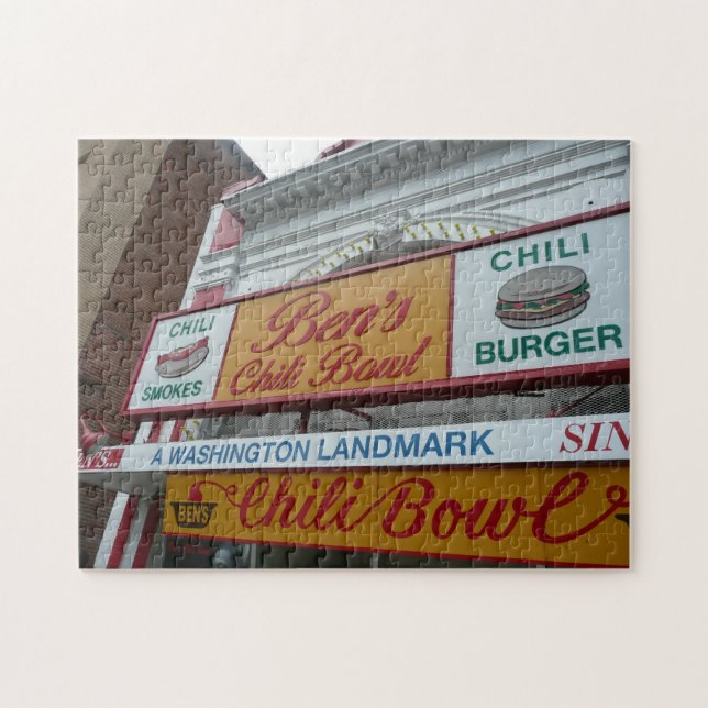 Ben's Chili kopp: Iconic DC-landmärke Pussel (Horisontell)