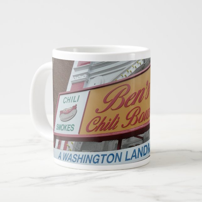 Ben's Chili kopp: Ikonisk DC-landmärke Jumbo Mugg (Framsida vänster)