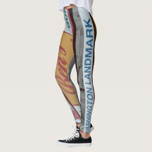 Bens Chili kopp; Washington DC-landmark! Leggings