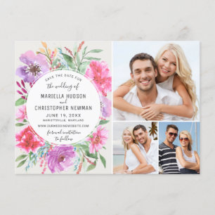 Bensar Bright Garden Watercolor Spara datumet